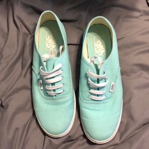 Light blue lo pro vans